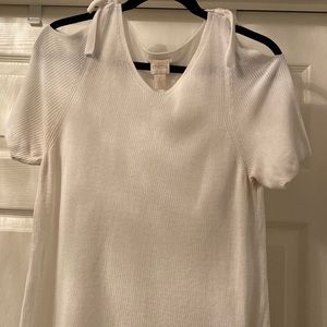 Chico’s white knit top